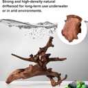 majoywoo Natural Large Driftwood for Aquarium Decor Reptile Decor, Fewer Branches 12.5-18" 2Pcs