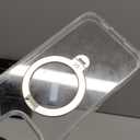 CASEKOO 360 Spin Max Magnetic Titanium Stand for iPhone 16 Pro Case [Fit with Magsafe][16FT Military Protection] [No-Yellow Crystal Clear] Slim Frame Titanium Alloy Sturdy Stand 6.3'', Clear