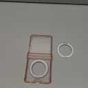 Magnetic Kickstand Case for Samsung Galaxy Z Flip 7 with Screen Protector & Hinge Protector, Fit for MagSafe, 360 Rotatable Stand, Slim Shockproof Anti-Yellow Transparent Flip 7 Mag Case Clear Pink