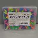 Pencil Erasers Caps Bulk, Ezzgol 128 Pcs Pencil Top Erasers Cap, 6 Assorted Colors Arrowhead Caps Erasers Latex Free Pencil Eraser Toppers for Kids Teachers