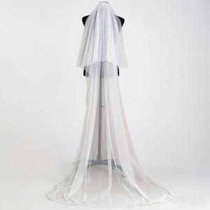 Wedding Veil Long Cathedral Floor Length Veils for Women Wedding Brides (Ivory)