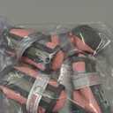 QUMY Dog Shoes for Small Dogs, Puppy Dog Boots & Paw Protectors for Winter Snowy Day, Summer Hot Pavement, Waterproof in Rainy Weather, Ourdoor Walking, Indoor Hardfloors Skid-Resistant Sole Pink 1 (size 1: 1.29"x0.98"(L*W))