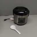 AROMA Digital Rice Cooker, 4-Cup (Uncooked) / 8-Cup (Cooked), Steamer, Grain Cooker, Multicooker, 2 Qt, Stainless Steel Exterior, ARC-914SBD