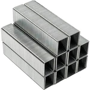 XiBany 4-14mm Narrow Crown Nails 1.2mm Thick Nail High Hardness Door Nails 4/25inch To 9/16inch for 3 In 1 Heavy Duty Staple Gun