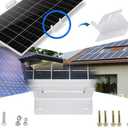 ECO-WORTHY 16 Units Solar Panel Mounting Brackets,Z Bracket Sets Lightweight Aluminum Corrosion-Free for RV, Trailer, Boat, Yachs, Wall and Other Off Gird Roof,4 Set of 4 Units