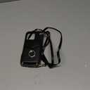 iPhone 14 Pro Max Case 6.7 inch, Minimalist Wallet Case with Ring Kickstand and Shoulder Strap, Shockproof Stylish Protective Cover with Wrist Strap for iPhone 14 Pro Max -Black