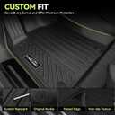 Tongama-Floor Mats for 2025 2026 Chevy Suburban/GMC Yukon XL 7 Seats with Bucket Seat, All Weather TPE Trunk Mat & 3rd Row Backrest Mats & Cargo Net & Door Sill Guards for Suburban Accessories