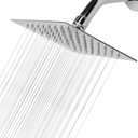 NearMoon Rain Shower Head, High Flow Stainless Steel Square Rainfall Shower, High Pressure Design, Awesome Shower Experience Even At Low Water Flow (6 Inch, Chrome Finish)