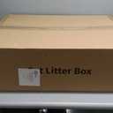 Stainless Steel Jumbo Open Cat Litter Box, XXXL 28"x20.5"x14" for Large Cats & Multi-Cat Households, Anti-Leakage High Walls & Non-Slip Base, Non-Sticky, Easy Clean Durable Metal Litter Pan (Light Gray)