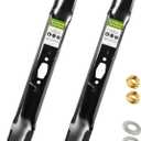 2-Pack 21" Mulching Mower Blades Replacement for Cub Cadet MTD Troy-Bilt 742-05177-L 742P05177-L 490-110-C198 Craftsman CMXGZAM110199, Fits 42" Deck XT1 LT42 XT2 LX42 Z5200