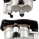 labwork Front Left and Right Brake Caliper Set with Pads Replacement for Yamaha Rhino 660 2004-2007 Rhino 700 2008-2013 Rhino 450 2006-2009 5B4-2580T-01-00 5B4-2580U-01-00 59300-05H00-999