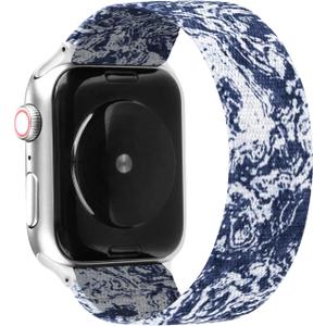 Solace Bands Paladin Loop Smartwatch Band - Compatible With All Apple Iwatch Series - Sportswear Smartwatch Band For Men & Women - Comfort & Durable (42/44/45MM - M, Sea Swirl)