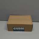 Cubbi - Airtight Box with Tray - Silicone Seals - 100% Air-Tight Storage Box with Accessories  White