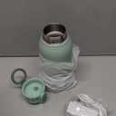 Momcozy Portable Milk Warmer for Travel  Dual Heating Modes for Breast Milk & Water, Portable Bottle Warmer with Fast Heating & Long Battery Life, 17 Ounces Large Capacity to Meet Your All-Day Needs (Green)