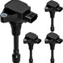 SCITOO Ignition Coil Coils Pack fits for Nissan Armada 5.6L 2017-2019 for Infiniti QX80 5.6L 2014-2019 for Infiniti QX56 5.6L 2011-2013 IGC0082 UF650 C1835 set of 4