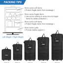 Generic Expandable Suitcase Bag Foldable Rolling L age Bag for Travel Busin, 45inch