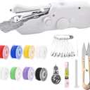 Handheld Sewing Machine for Beginners,Mini Sewing Machines for Quick Stitching,Practical Sewing Tool Portable Sewing Machine Suitable for Home,Travel and DIY,Electric sewing machine