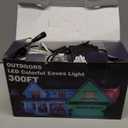 LETIANPAI 300FT Permanent Outdoor Lights,RGB Eaves Light with App Control Remote,DIY Scene Modes IP67 Waterproof Under Eave Lighting,Outdoor Lights for Decor,Garden Decor,House,Party,Holiday