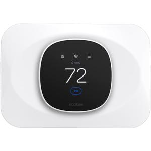 Wall Plate Cover Compatible with New 2025 Ecobee Smart Thermostat Essential, Practical Ecobee Thermostat Trim Kit, Programmable WiFi Thermostat Accessory (1, Pure White)