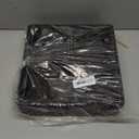 Elevon Plastic Wicker Basket Set of 4, Handmade Storage Basket for Organizing with Handles, Storage Bins for Home Kitchen Countertop, Shelf Organizer, Waterproof, Coffee