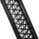 Grill Inserts Black, Front Mesh Grille Cover Compatible with 2007-2018 Jeep JK Wrangler & Unlimited Wrangler Accessories, Car Grill Mesh (7PCS Black + 1PCS White)