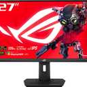 ASUS ROG Strix 27 1440P USB-C HDR Gaming Monitor (XG27ACMS) QHD (2560 x 1440), 320Hz, 0.3ms, Fast IPS, Extreme Low Motion Blur Sync, G-SYNC Compatible, DisplayWidget, Tripod Socket