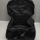 DSLEAF Tactical Gun Range Bag for 4 Handguns, Pistol Shooting Range Bag with 6X Magazine Slots and Extra Pockets for Ammo and Essentials (Black)