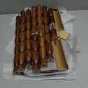 MaxSmeo Small Narrow Side Table, 3-Tier Narrow End Table with Storage, Skinny Side Table Nightstand for Small Space, Bedrooms, Living Room (Rustic Brown)