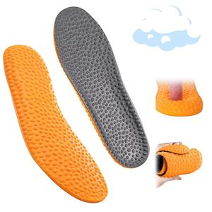 Soft Cushioning Insoles for Women Men, Comfort Memory Foam Insoles for Shock Absorbing and Extra Cushion, Lightweight Breathable Shoe Inserts for Foot Fatigue Relief (Men's 10-10.5/Women's 11-11.5)