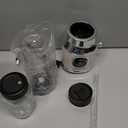 CULINARY CHEF Retro Smoothie Maker Blender with Mason Jar, Perfect for Shakes and Smoothies, 300-Watt, Cream