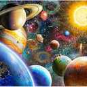 Nattork Jigsaw Puzzles for Adults 1000 Piece Large Puzzle, Planetary Vision Jigsaw Puzzle - 27.56" x 22"（Universe）