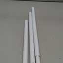 AIZESI 2pcs Spring Tension Curtain Rod 28 to 48 Inch,White Tension Rod Adjustable Curtain Rod Non Slip Curtain Tension Rod No Drill Spring Curtain Rod for Window Bathroom Doorway