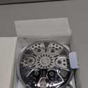 MakeFit Filtered Shower Head - High Pressure Shower Head with Filter for Hard Water Softener - 7 Settings Bathroom Rain Showerhead to Remove Chlorine and Heavy Metals (Chrome)