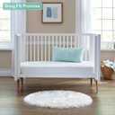 Sealy Baby Butterfly Crib Mattress plus Toddler Bed Fit, Premium American Foam, Washable Easy to Clean Zip Off Cover, GREENGUARD Gold Certified, Safety & Quality Tested, Made in USA, 52"X28" - Stripes
