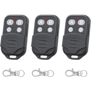 RAQUEL 3 Remote work for Genie & Overhead Intellicode Garage Door Opene Remote with Keychain,Replacement GIT-1/ACSCTG Type 1,GIT-3/ACSCTG Type 3,4-Button