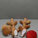 Angooni Christmas Car Decoration with Colorful LED Car Kit - 17 Inch Reindeer Antlers with Ears, Red Nose, and Tail - Exterior Accessories for Cars, Trucks, Jeeps, SUVs