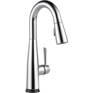 Delta Faucet 9913T-DST Single Handle Pull-down Bar/Prep Faucet with Touch2O (Chrome)