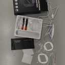 EWUONU [2 Pack Tempered Glass Screen Protector for Apple Watch 44mm SE 3/SE 2/ Series 6//5/4, 3D Full Coverage [Easy Installation Frame] Waterproof Bubble-Free HD Clear Film for iWatch 44mm