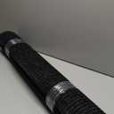 jxgzyy Commercial Entrance Mat, Outdoor Door Mat, Indoor Front Door Mat, Hallway Runner Rug, 3'x16.4', Rubber Floor Mat, Heavy Duty, Non Slip, Black, 0.9x5m