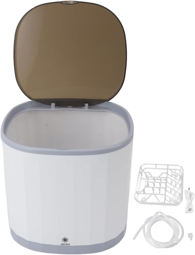 Portable Mini Dishwasher USB Rechargeable Premium ABS Material, Powerful Performance, Suitable for Home and Office Use