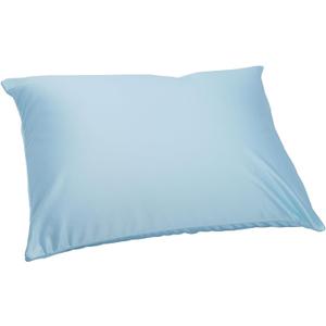 Microbead Throw Pillow with Removable Cover Bed Body Microbead Pillow Neck Head Back Support, Spandex Soft Silky Fabric for Sleeping and Travel Sofa Bedroom Comfortable (Pastel Blue)