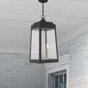 Livex Lighting 20860-12 Oslo - 3-Light Outdoor Hanging Lantern, Satin Brass, 24.50x10.50x10.50