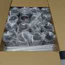 Kochorie 24 Pcs 16.9 Oz Football Plastic Cups with Lids and Straws, Reusable Football Party Cups Bulk Clear Drink Cup for Birthday Sports Themed Party Supplies