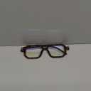 FEISEDY Reading Glasses Vintage Square Blue Light Blocking Glasses Women Men 70s Flat Aviator Glasses B0090 (Brown)