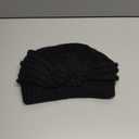 Women Color Female Cap Soft Hat Knitting Artist Cap Beanies Berets (One Size, Black)