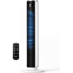 Levoit Tower Fan for Bedroom, 28ft/s Fans that Blow Cold Air, 28dB Quiet