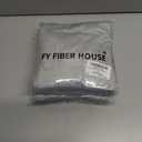 2 x FY FIBER HOUSE Pack of 2 Velvet Throw Pillow Covers Decorative Pillowcase Soft Solid Cushion Cover, 16 x 16 Inch, Black