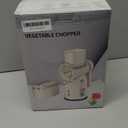 Rotary Cheese Grater Hand Crank with 5-in-1 Interchangeable Blades & Strong Suction Base Vegetables Shredder Manual Slicer for Kitchen, Cream