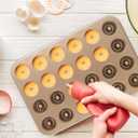 2 Pack Mini Bundlette Cake Pans for Baking, 24-Cavity Mini Fluted Cake Pans, Nonstick Carbon Steel Bundtini Cake Molds, Mini Pound Cake Pan for Cupcakes, Donuts, Cornbread, Brownies, Jellies