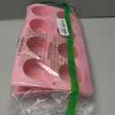 Actvty Round Chocolate Cookie Molds, 3 Pieces 12-Cavity Cylinder Chocolate Silicone Molds for Covered Oreo, Cookies Candy Jelly Mini Cakes and Muffin Baking(Pink)